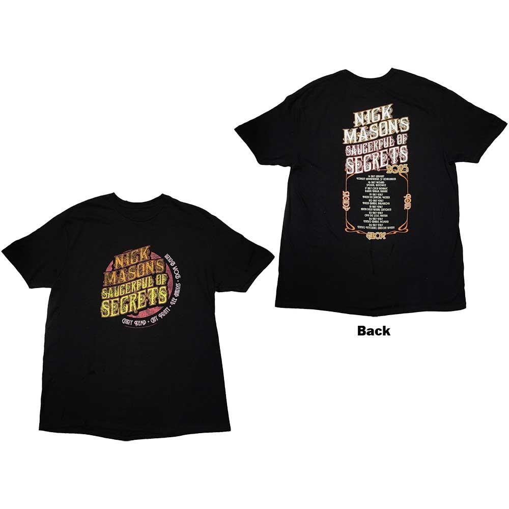 Nick Mason s Saucerful of Secrets T-Shirt: Europe Tour 2023 (Back Print & Ex-Tou M