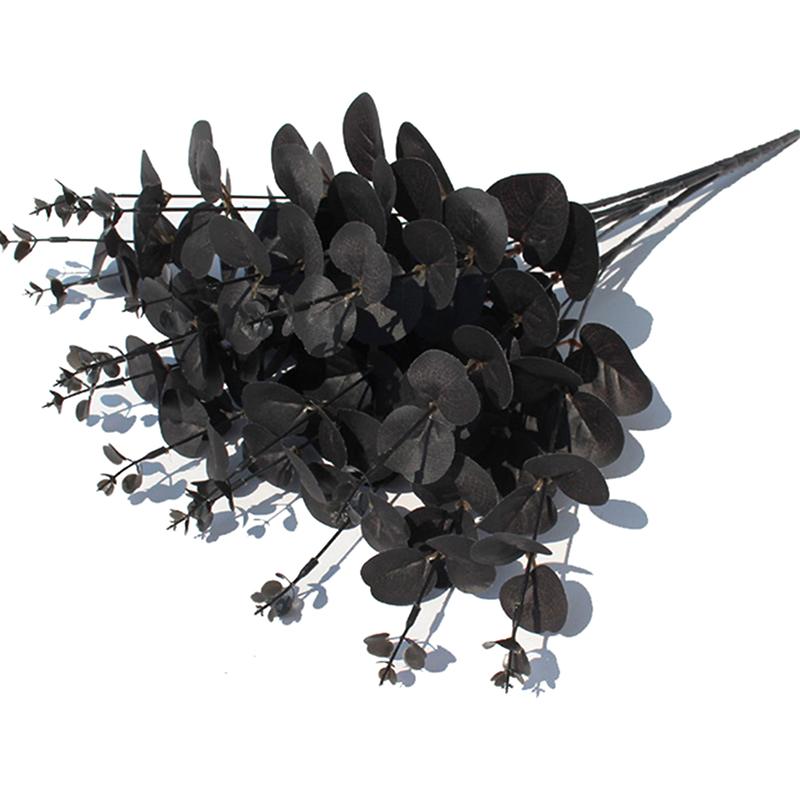 Schwarz-weie knstliche Blumen-Eukalyptusbltter, Simulationspflanzen,  Dekoration  zu niedrigen Preisen im Onlineshop Joom kaufen