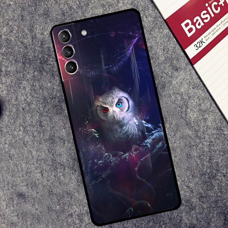 Animal Owl Case For Samsung Galaxy S25 S26 Ultra S20 S22 S23 S24 Ultra S21 Plus S10 S25 FE Cover Coque