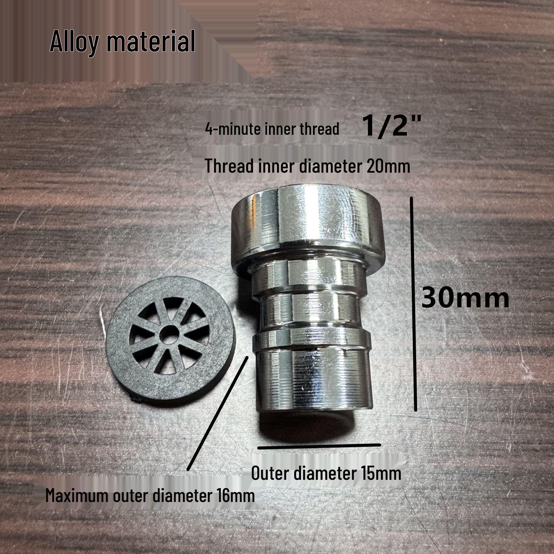 Quick Connect Car Wash Nozzle: 4-Point Nipple, Bubble Net, 1/2  Bayonet