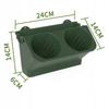 Wall-Mounted Double Flowerpot With Irrigation 24Cm Vertical Cascade Modular