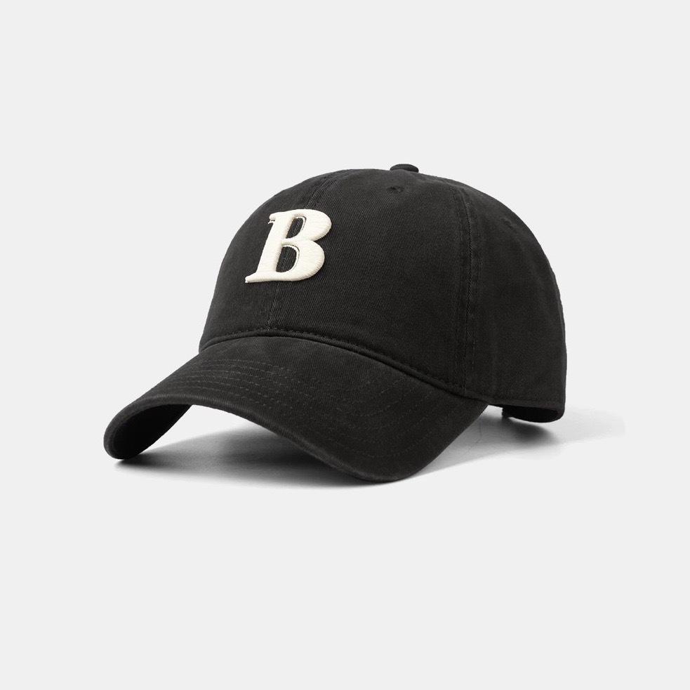 New Korean style Versatile Lettered Baseball Caps for Both Men and Women with Large Heads To Show Off Their Faces and Small Baseball Caps