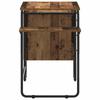 Desk with Storage Reclaimed Wood 120 X 50 X 75 Cm