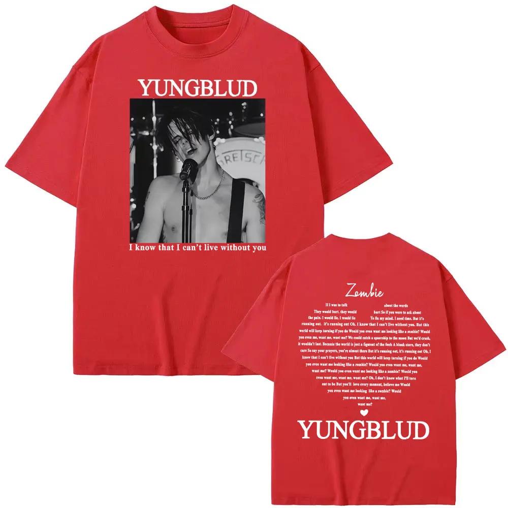 Yungblud Zombie Rock Band Graphic TShirt Unisexs Hip Hop Retro Music Fan Apparel Tshirts Unisex Casual ONeck High Quality T Shirt