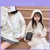 Fashionable Mini Pu Children's Crossbody Bag With Cute Diamond Quilted Design For Kids