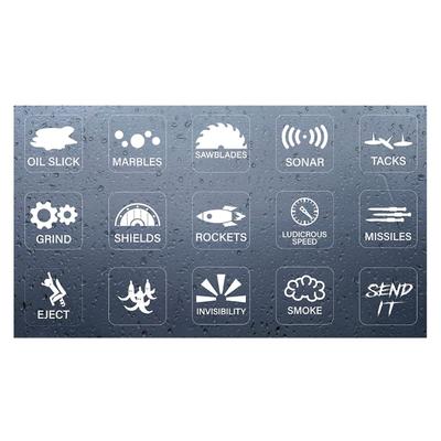 Personalizing PVC Car Switches Decals Suitable for Style and Misoperation Prevention Multiple Vehicle Models Waterproof
