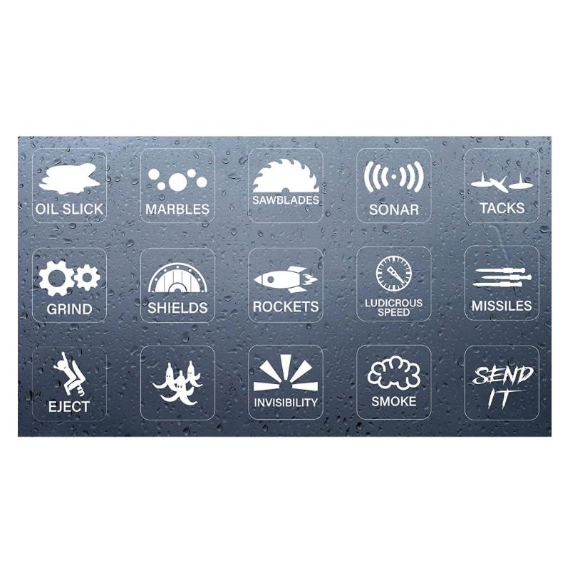 

Легко наносити Наклейки на салон автомобіля Накладки на перемикачі Декоративні наклейки для індивідуального стилю Функціональність Легке видалення 1