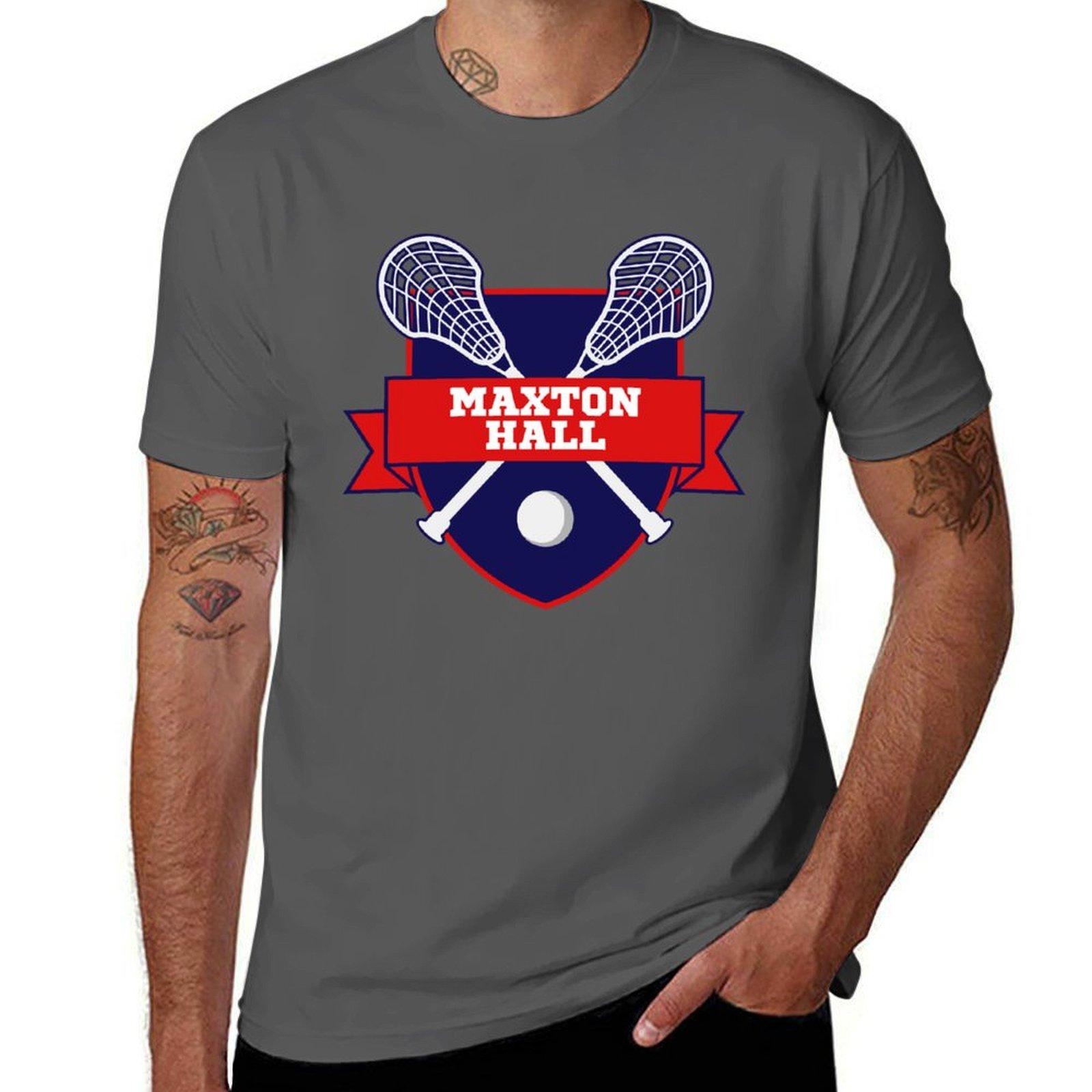 

for man shirts T-Shirt Copia Lacrosse Hall shirts graphic Maxton de t man t cotton soft 4XL