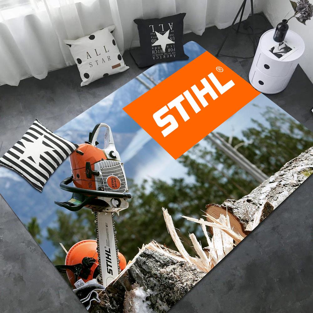 

Килимок придверний з логотипом Stihl, дитяча кімната, прикраса спальні, балконний протиковзкий килимок, побутові килими для вітальні 40x60cm