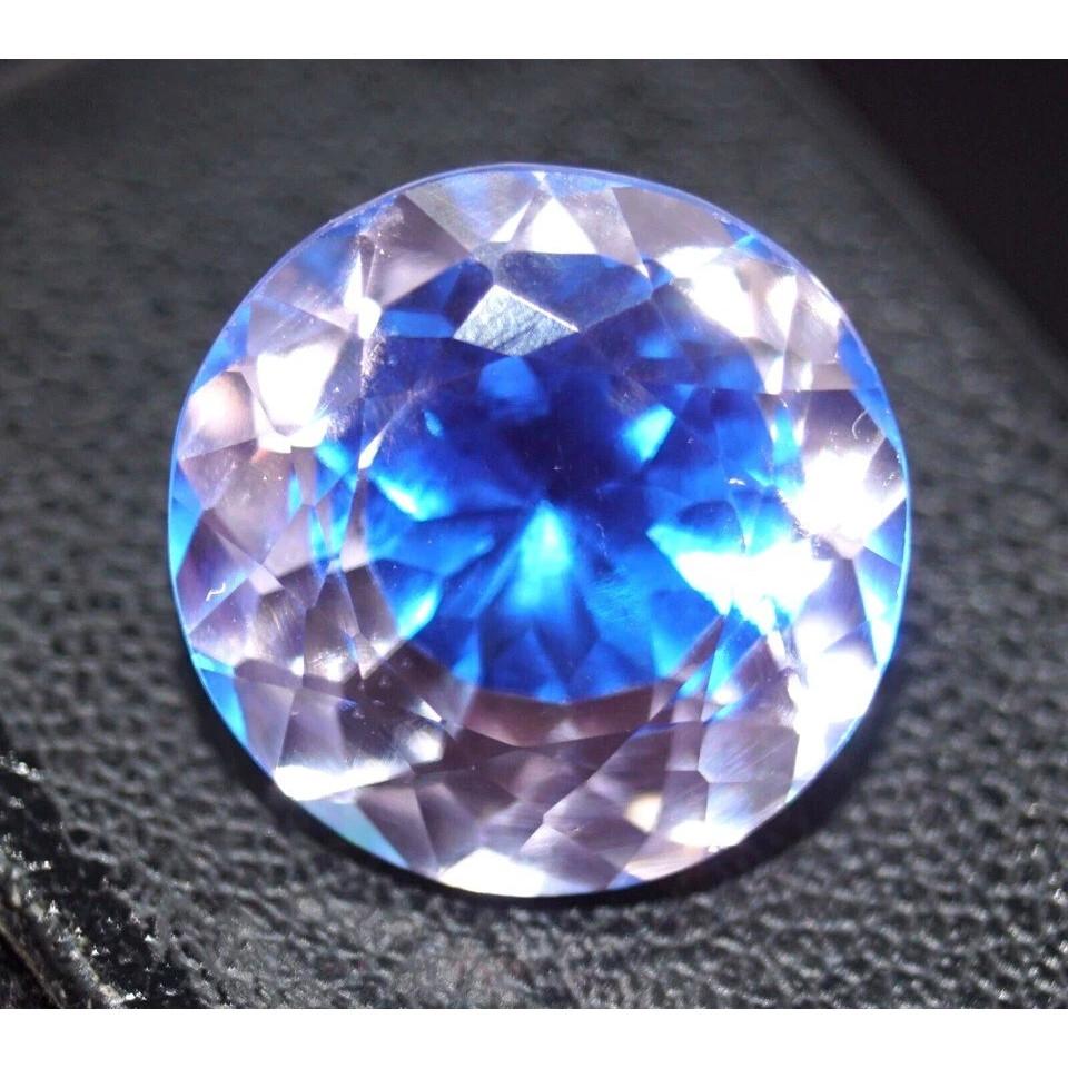 Fabulous Natural Shine Bi-Color Pitambari Sapphire 12-13 Ct Round Cut Gemstone