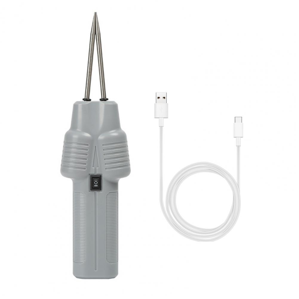 Electric Quick Chicken Plucker Portable Handheld Poultry Feather Remover Rechargeable Small Automatic Hair Puller Machine Waterp серый