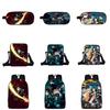 Fashionable Demon Slayer Backpack With Spacious Compartments And Cartoon Pattern Design