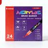 Top-Selling Direct Liquid Soft-Tip Acrylic Marker: Opaque DIY Watercolor Pen with 24 or 36 Colors for Outlining & Hand-Painting.