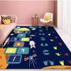 Cartoon Hopscotch Carpet Non-Slip Children's Room Study Table and Chair Mat Kindergarten Play Floor Mat Home Decoration