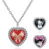 Fashionable 81Cm Long Necklace Designed With Cats And Dog Charm Great For Casual Outings