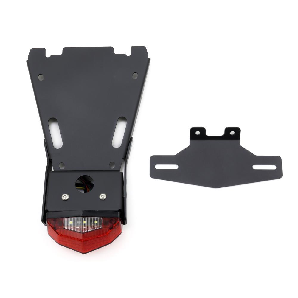 Motorcycle Tail Mount License Plate Bracket For BMW R NINE T NINET Racer Scramble 9 T RNINET Rear Brake Lamp Taillight LED Light