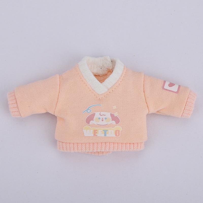 OB11 Doll Clothes Cute Cartoon Puppy Sweatshirt Hooded Jacket for Molly, YMY Body, UFDOLL, GSC, 1/12bjd Toy Accessories