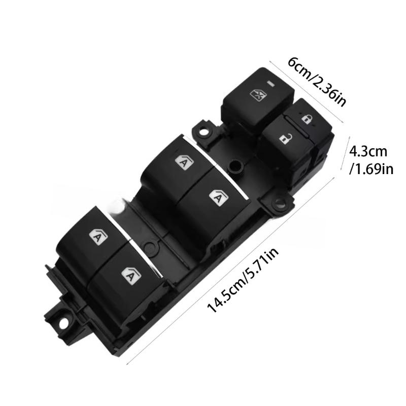 Long Lasting Smooth Operating Automotive Electric Window Switches Power Control Panel Door Glass Lift Button 84040-02180