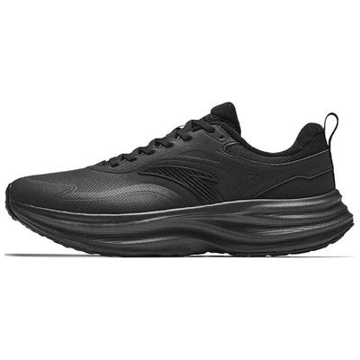 Lekkie Chmurowo Wygodne Wszechstronne Antypoślizgowe Odporne na Ścieranie Niskie Codzienne Buty do Biegania Męskie Sneaker Czarne 112445506-17