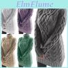 Thicken Winter Sweater Dresses Autumn For Women Turtleneck Long Sleeve Knitted Retro Sweaters Ladies Pullovers Sweater