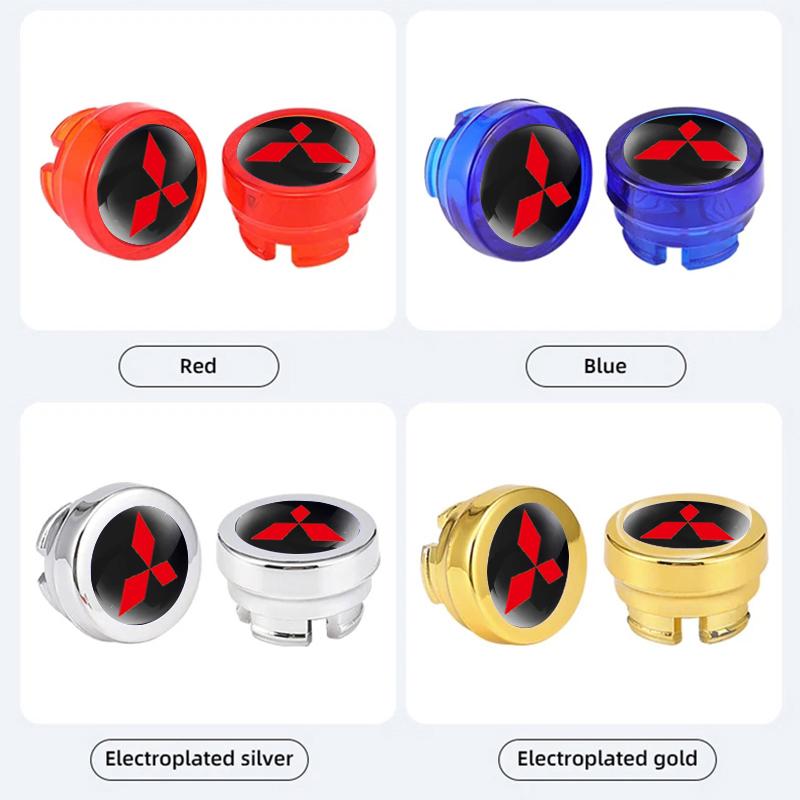 ABS Car Cigarette Lighter Cover Protector Caps for Mitsubishi Lancer ASX L200 Colt Pajero Mirage Outlander Eclipse Decoration WJ0