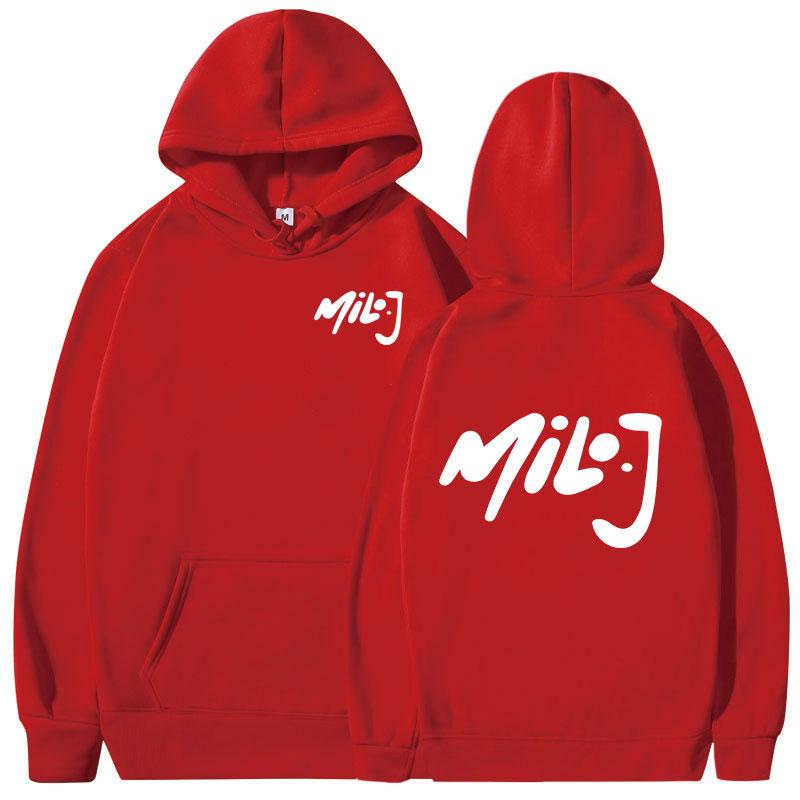 Rapper Milo J Logo Merch Hoodies Men Women Clothing Vintage Hip Hop Hooded Sweatshirt Casual Harajuku Oversized Pullovers Hoody