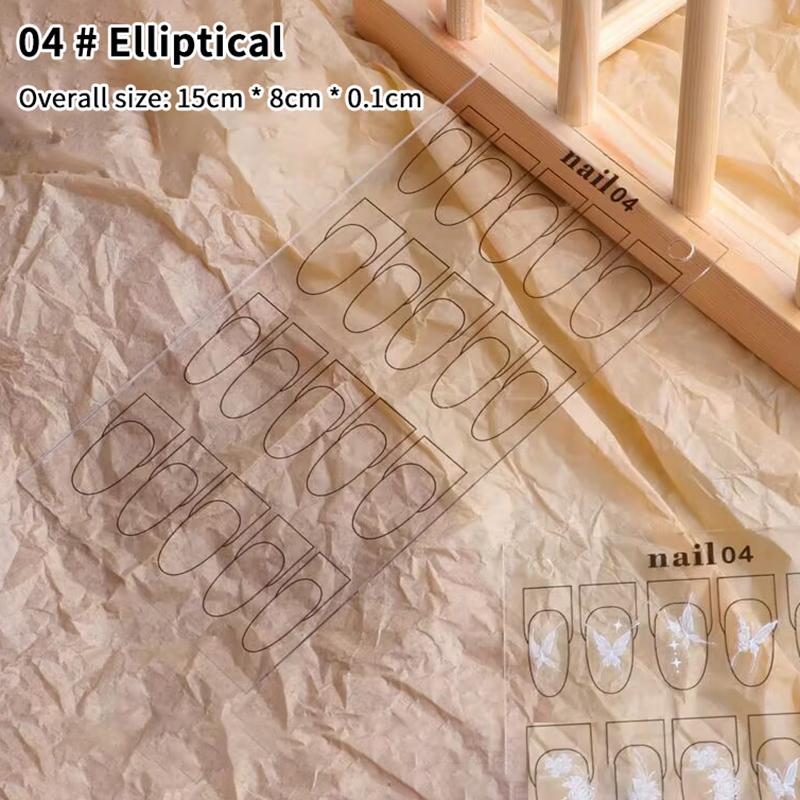 

Практика нейл-арта Акриловый коврик Различные формы ногтей Рисунок Шаблон для рисования Обучающая книга Инструменты для маникюра Аксессуары для ногтей