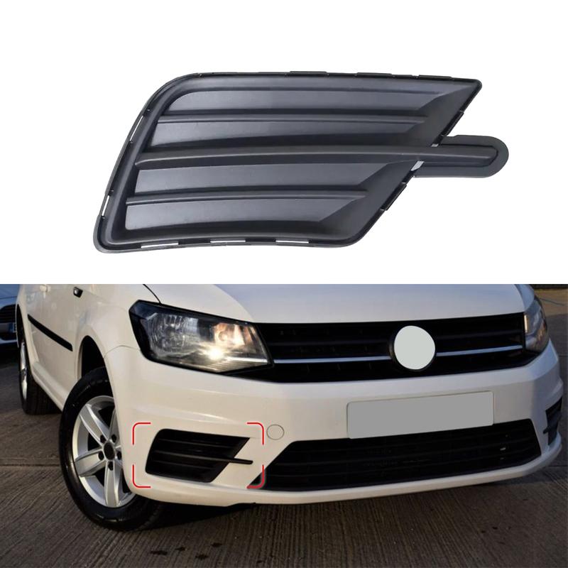 Auto Left Right Fog Lamp Cover Frame Grille Cover for VW Caddy 2015 2016 2017 2018 2K5853665B 2K5853666B