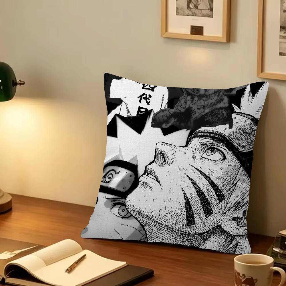NARUTO black Pillow Anime Pillow Sofa Bed Head Pillow Cover Cushion Cover Fashion