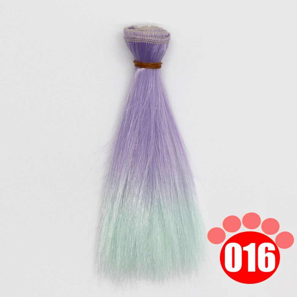 15*100CM Doll Hair Colorful Children Toy Gift 2024 Bjd Wig  for 1/4 1/6 1/8 Bjd