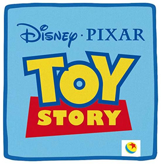 Marushin Mini Disney Toy Story Blue Chenille 2006005200 Towel, Logo, 100% Cotton, Weave,