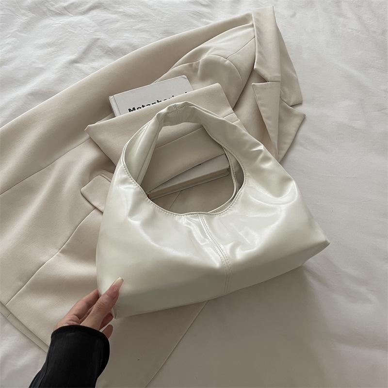 Vintage Commuter Large Capacity Korean Style Tote Single Shoulder Underarm Bag For Women