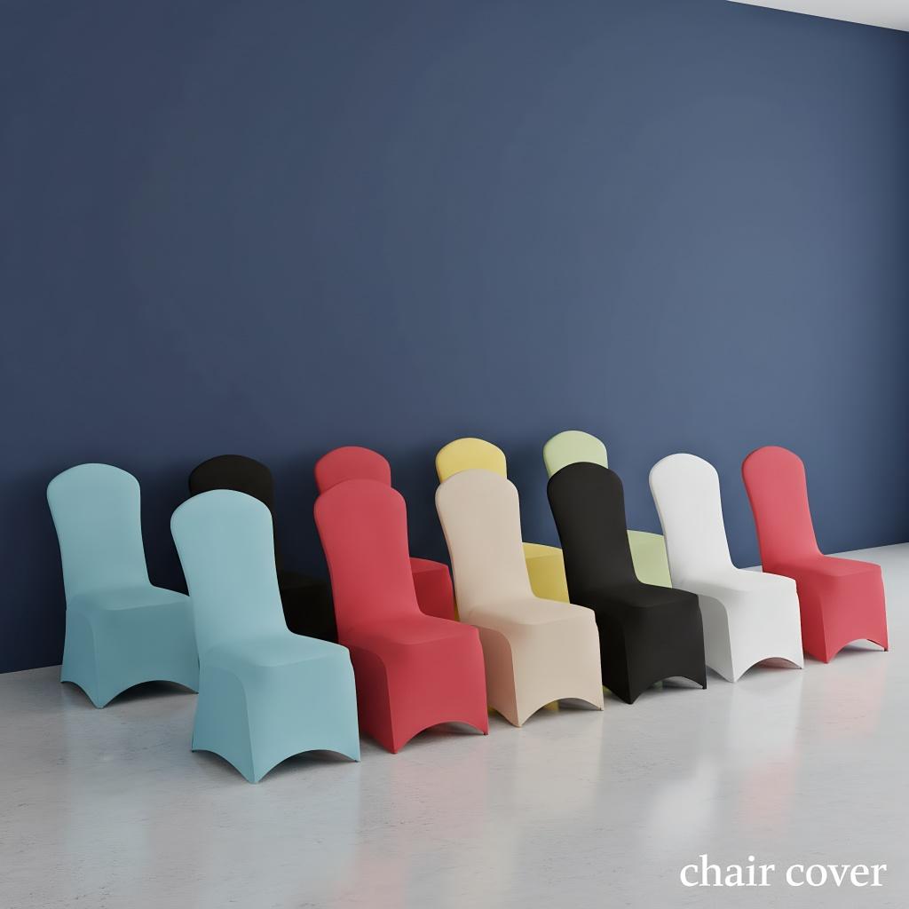 2pcs Min Order Spandex Chair Covers Stretch Washable Slipcovers for Wedding Banquet Party Hotel Dining Room Home Event Decor