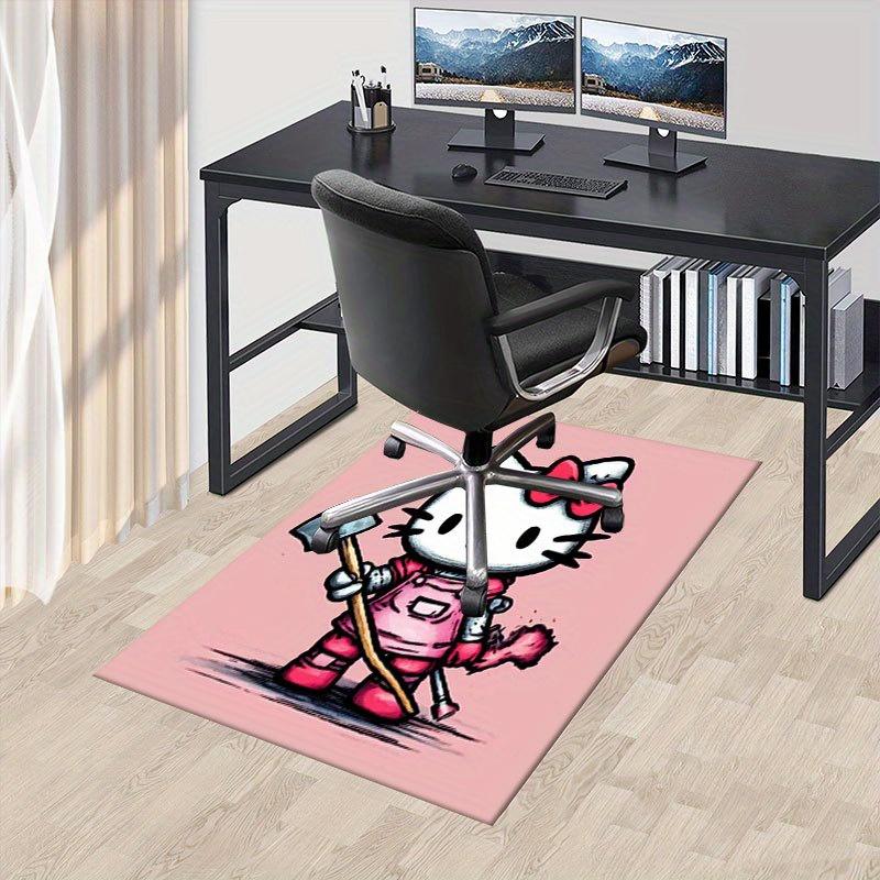 

1pc Sanrio Hello Kitty Mermaid Printed Office Carpet Rectangle Rug Under The Table,Perfect Room Decor for Living Room, Bedroom, Kitchen, Non-slip Floo 60cm by 90cm