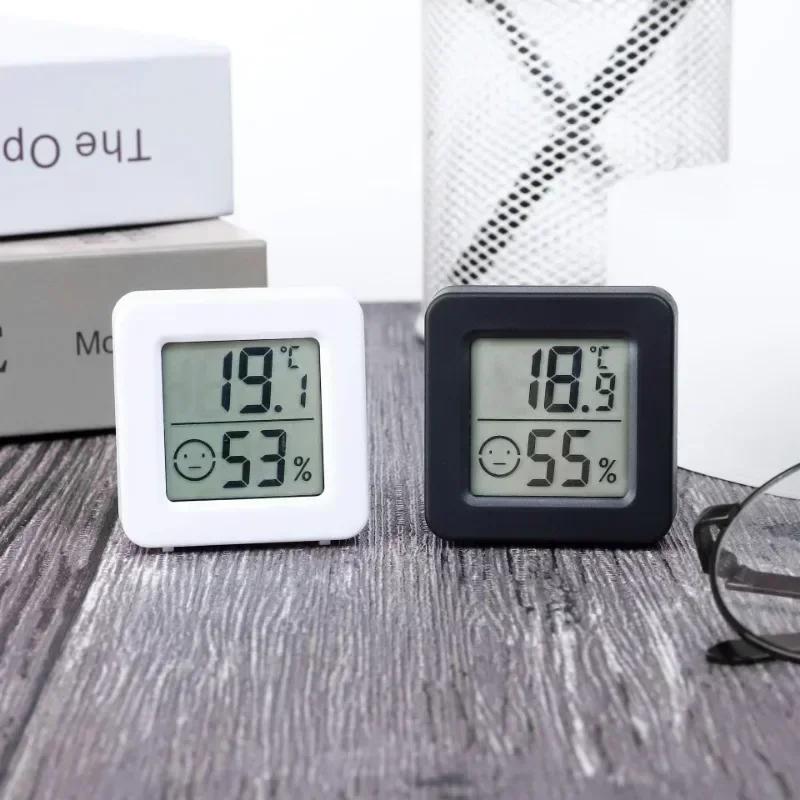 1pcs Mini Thermometer Humidity Meter Sensor Home Electronic Monitor Indoor Portable Desktop Digital Gauge Room Temperature