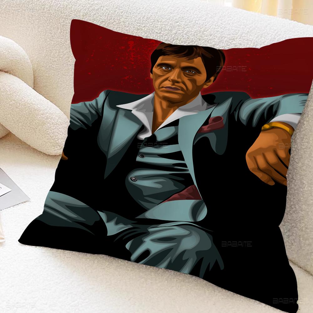 Movie S-scarface Personalized Pillow Cover Kids Bedroom Wild Party Decor Pillowcase Kid Birthday Shower Gift