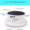Solar Powered Cooling Fan Cap USB Rechargeable Anti-UV Breathable Sun Hat for Summer Outdoor Sport Travel Daily Use