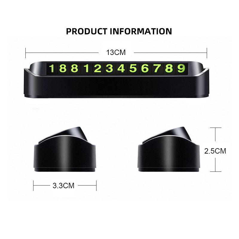 NEOW3 S85746 Car interior Temporary Parking Card Phone Number Card Plate For Bmw M Power E36 E38 E90 E60 E87 E34 E53 X3 X5 X6