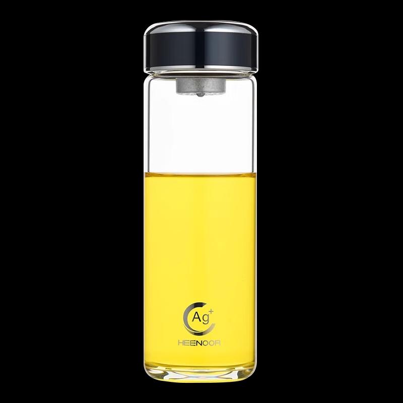 XINUO XN-1802 Antibacterial Glass Water Bottle, 480ml