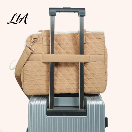 Soft Sided Pet Travel Kennel Portable Cat Carrier, Breathable Carrier Tote with Top Mesh Window, Adjustable Shoulder Strap, Safety Hook for Small Dogs