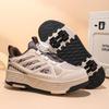 Stivali Sportivi a Quattro Ruote per Bambini Pattinaggio a Rotelle Come Scarpe Sportive Piatti Scarpe da Pattinaggio Scarpe Sportive Scarpe da Pattinaggio da Donna