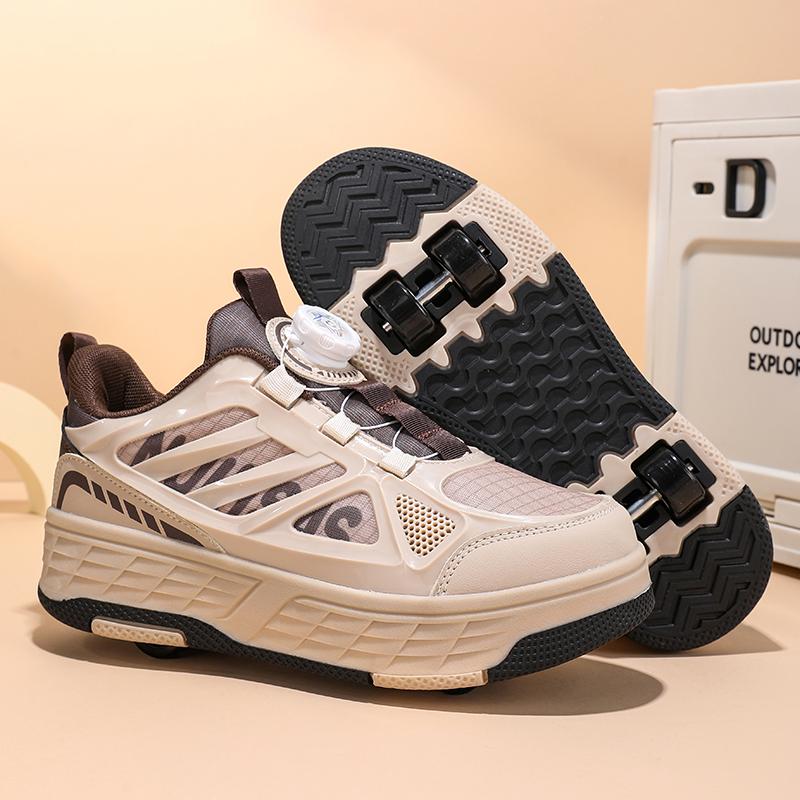 Stivali Sportivi a Quattro Ruote per Bambini Pattinaggio a Rotelle Come Scarpe Sportive Piatti Scarpe da Pattinaggio Scarpe Sportive Scarpe da Pattinaggio da Donna