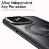KEYSION N52 Magnetic 360° Ring Case for MagSafe for iPhone 13 14 15 Pro Max Matte Transparent Shockproof Phone Cover