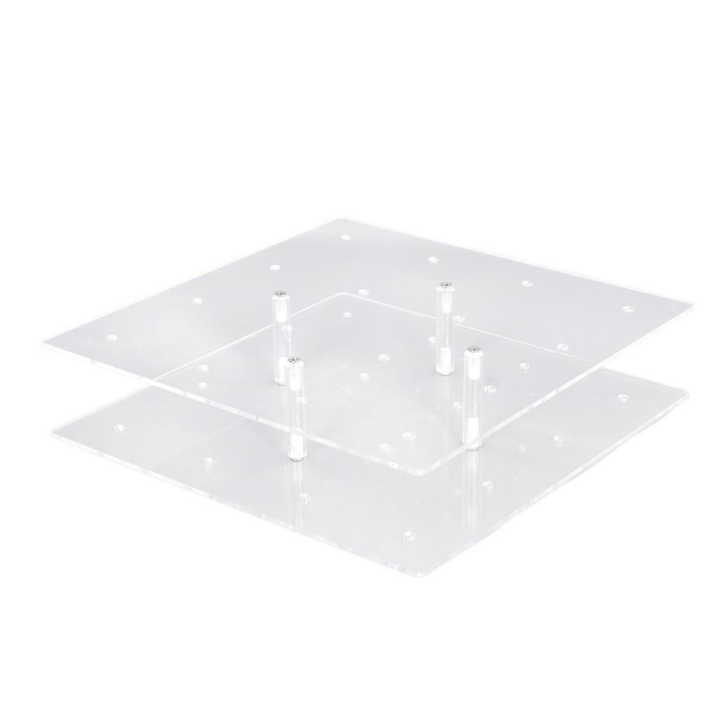 Stojak Ekspozycyjny na Lizaki 20 Otworów Przezroczysty Akrylowy Dwupiętrowy Stojak na Cake Pops na Ślub