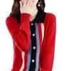 Women's Fashion Slimming Knit Wool Cardigan with Shirt Collar - Versatile Autumn/Winter Sweater