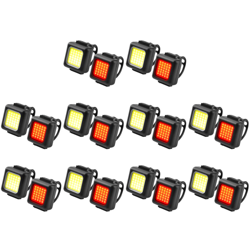 

COB LED Fahrradscheinwerfer Rücklichter 130LM/80LM Typ-C USB Wiederaufladbar (Я знаю