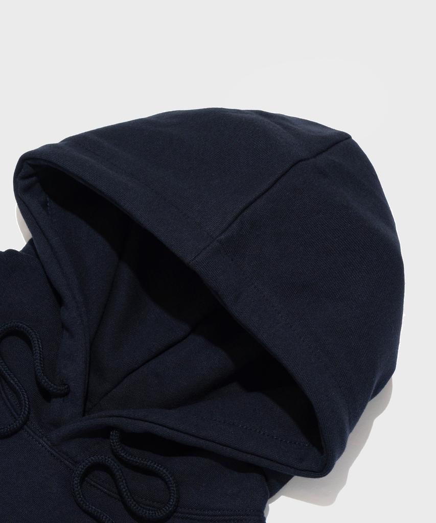 Riding Bike Cat Oversized Hoodie (Navy)
