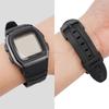 Silicone Watch Strap Sports PU Plastic Watchband for Casio W-96H 18mm Waterproof Rubber Bracelet Men Women Wristband Accessories