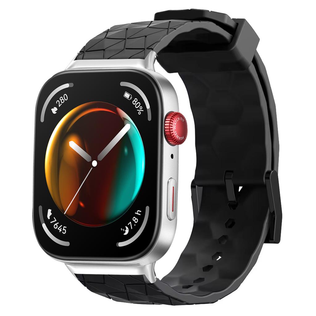 Football Pattern Silicone Strap For Huawei watch fit 3 Breathable SmartWatch Bracelet Huawei watch fit3 Wristband Accessories