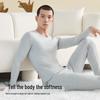 HLA Men's 250g Cotton Lycra Thermal Underwear Set